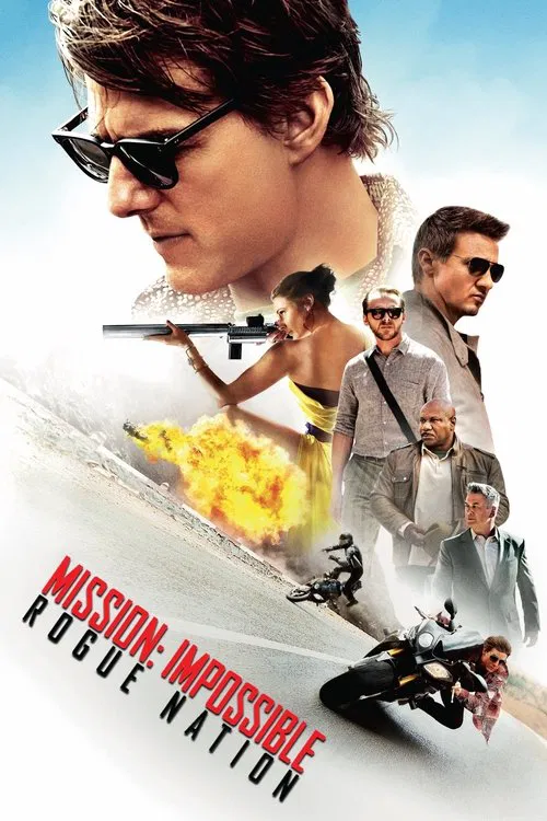 Póster de la película Misión Imposible Rogue Nation. 