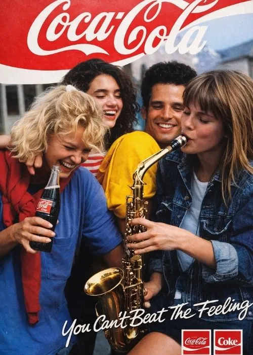Campaña publicitaria de Coca Cola de los años 80s