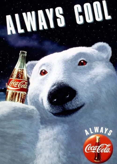 Publicidad navideña de Coca Cola de los 90s