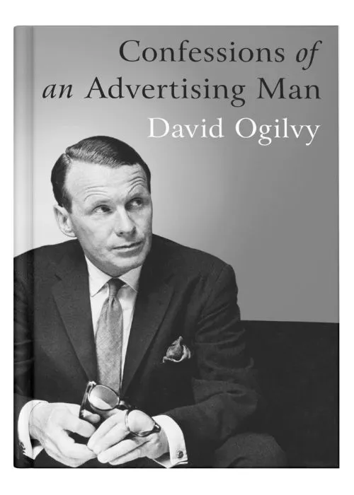 Portada del libro de publicidad: Confessions of an Advertising Man (Confesiones de un publicitario, 1963)
