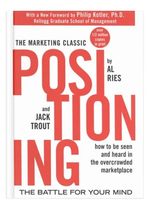 Portada del libro de publicidad: Positioning: The Battle for Your Mind (Posicionamiento: La batalla por su mente, 1981)
