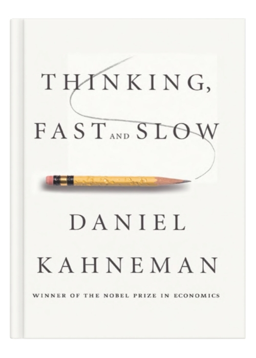 Portada del libro Pensar rápido, pensar despacio de Daniel Kahneman 